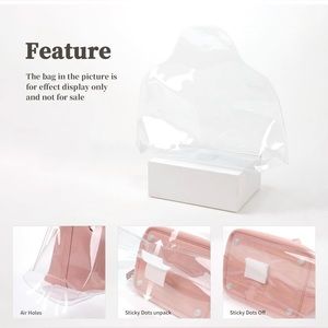 Kings in Bag Clear Dust Cover Bag Dustproof Storage Bag for luxury handbags